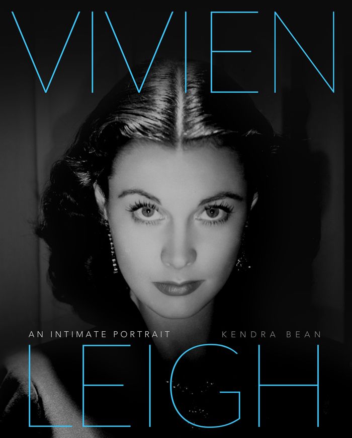 Cover of Vivien Leigh: An Intimate Portrait, a black-and-white portrait of Vivien Leigh